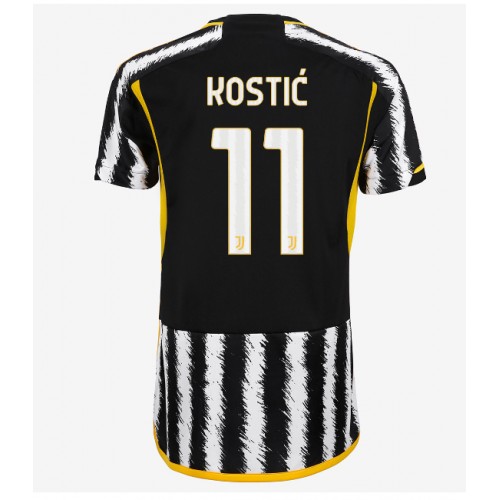 Fotbalové Dres Juventus Filip Kostic #11 Dámské Domácí 2023-24 Krátký Rukáv